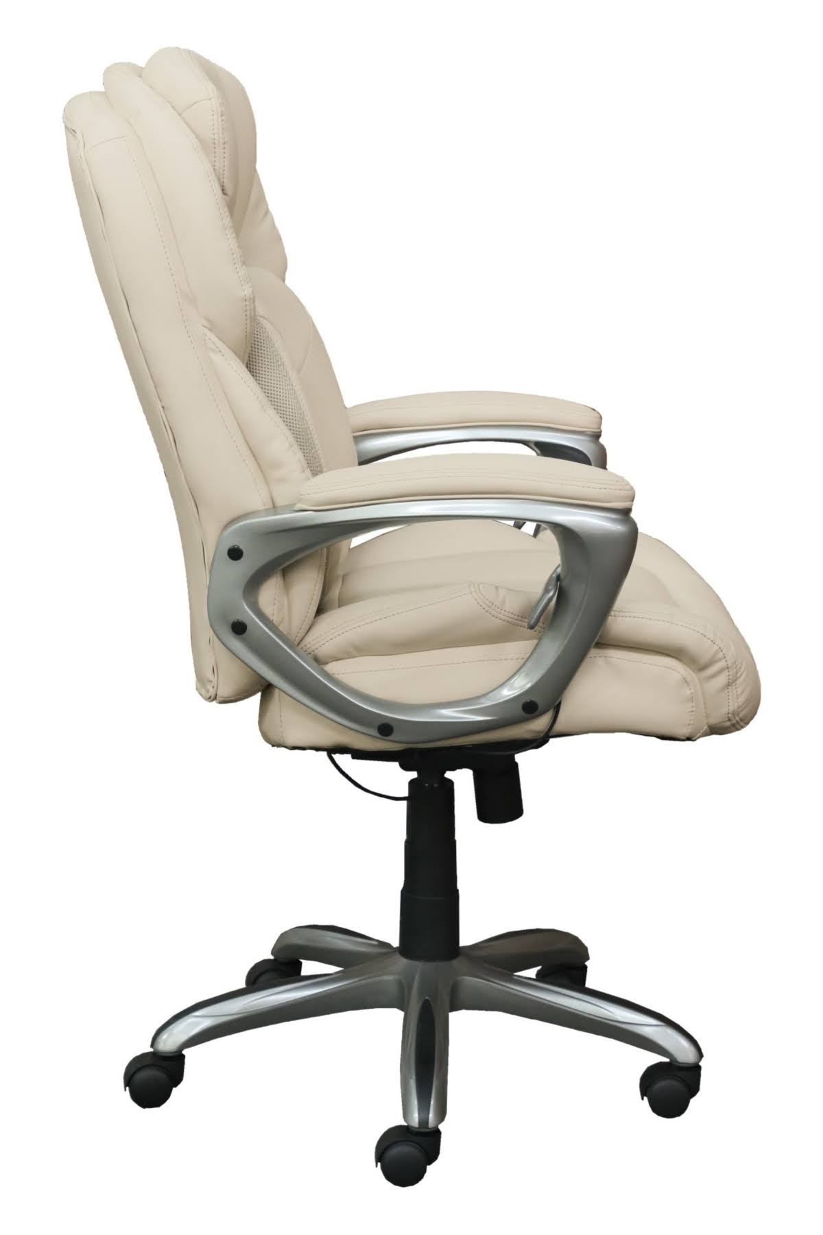 Serta Works My Fit Executive Office Chair Ivory WXF02