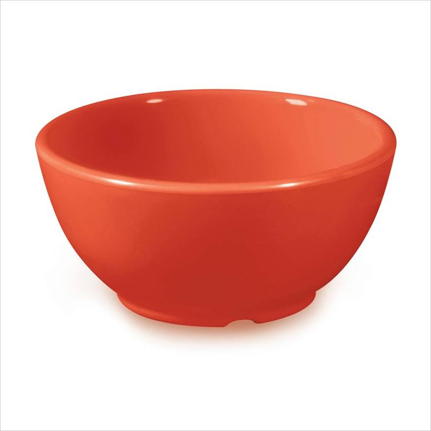 Diamond Mardi Gras 16 oz 5.25 x 2.5 Bowl Rio Orange Melamine,3 Packs ...