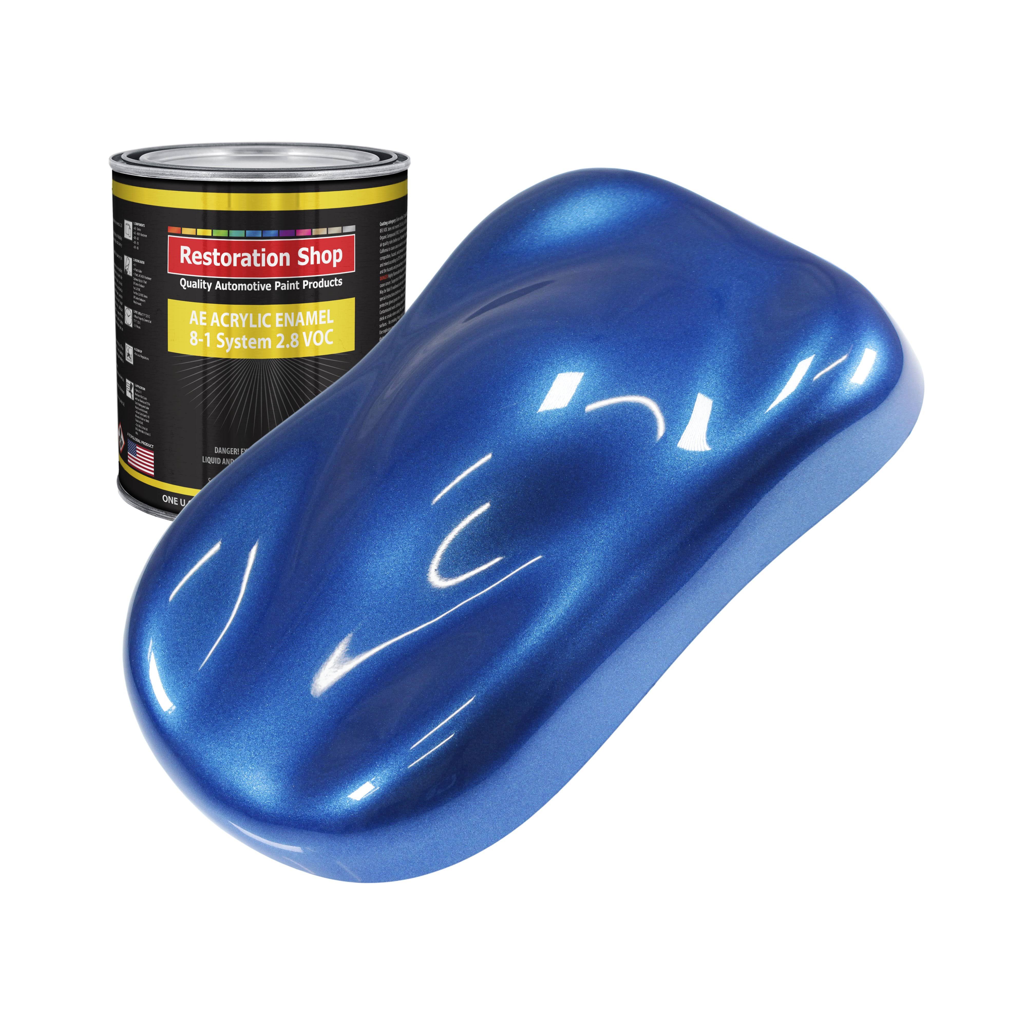 Burn Out Blue Metallic 1 Quart Acrylic Enamel Car Auto Body Paint Wxf 02