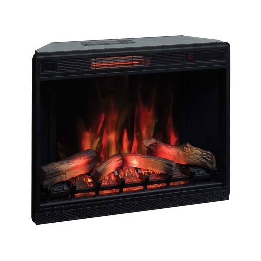 ClassicFlame 33x22 3D Infrared Quartz Electric Fireplace Insert with ...