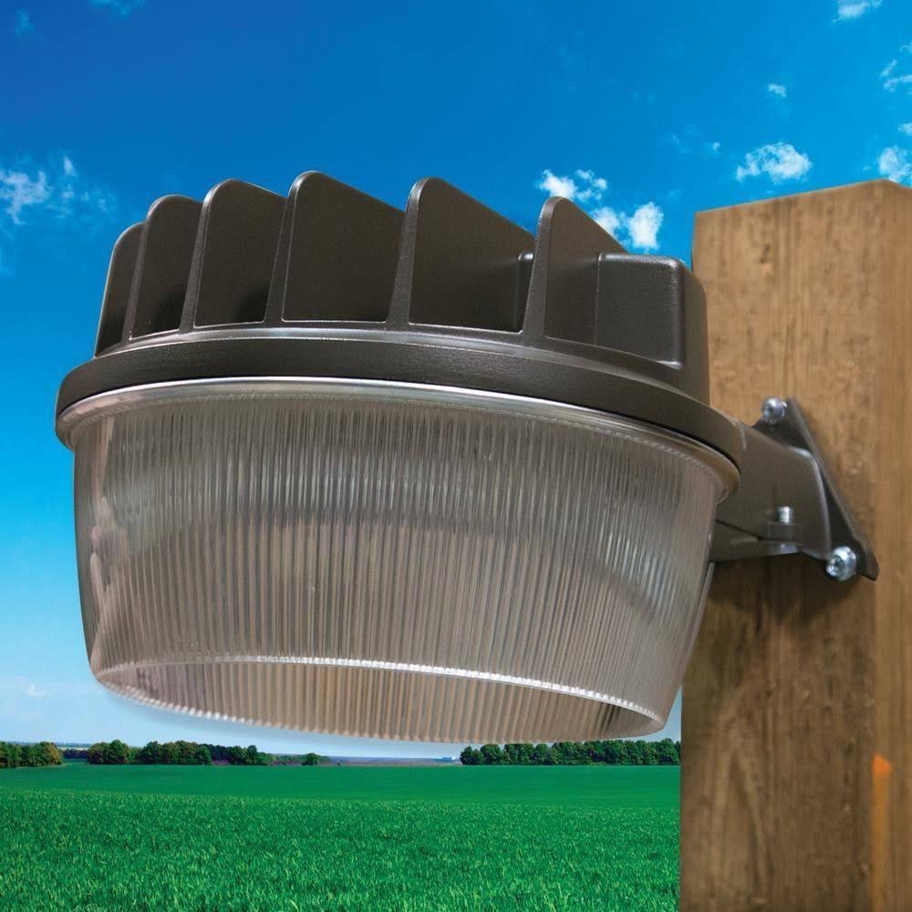 Halo Bronze Outdoor Integrated LED Security Wall and Area Light WXF02