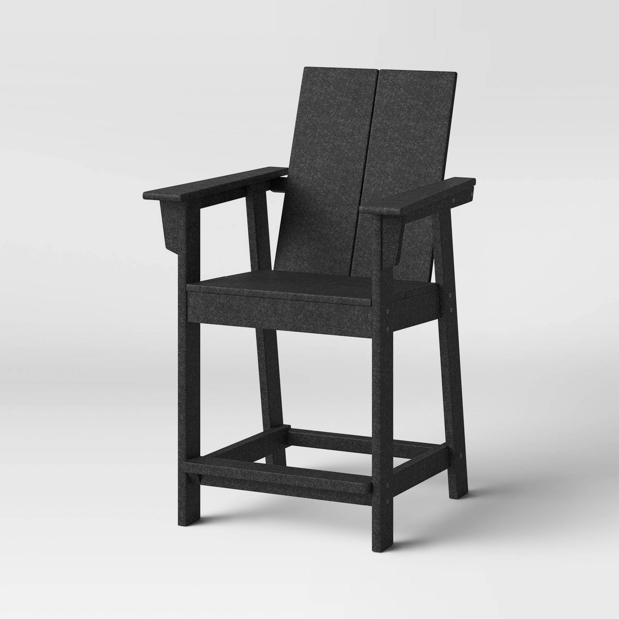 Moore POLYWOOD Patio Counter Chair Black Project 62 WXF02