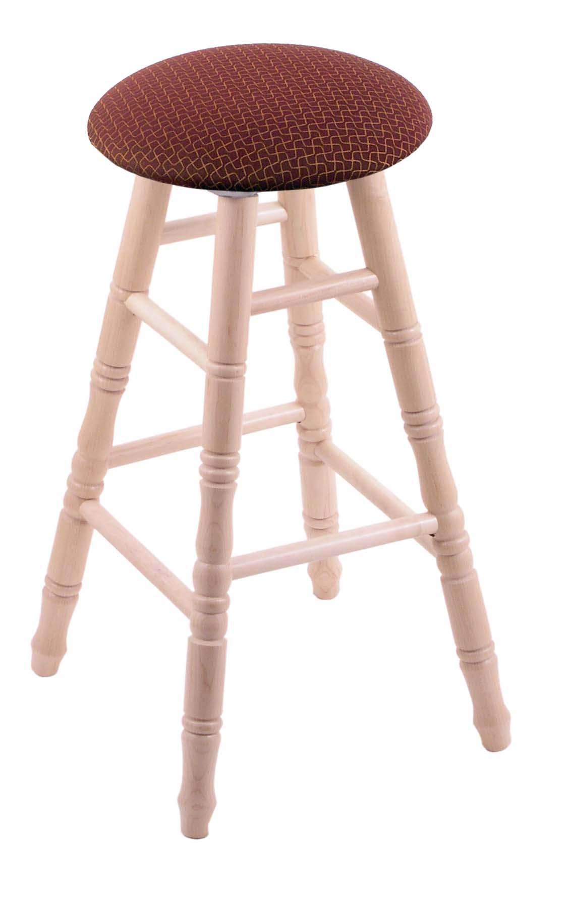 Maple Bar Stool in Natural Finish with Axis Paprika Seat Holland Bar