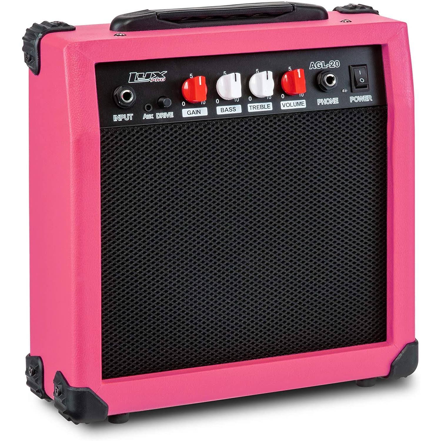 LyxPro Electric Guitar Amp 20 Watt Amplifier Built in Speaker Headphone Jack and AUX Input