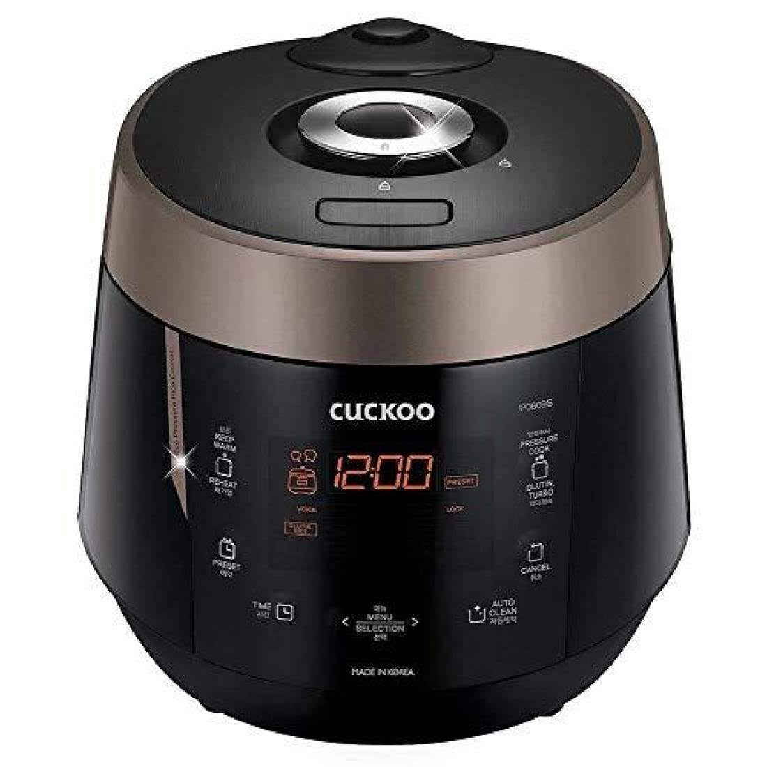 Cuckoo Electric HEATING Pressure Rice Cooker Crpp0609s (Black) WXF02