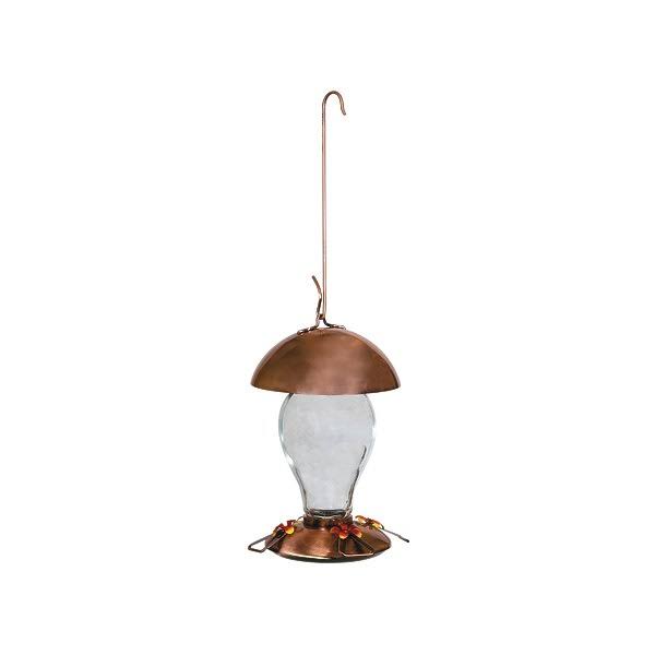 Gardman BA05765 Copper Glass Hummingbird Feeder WXF02