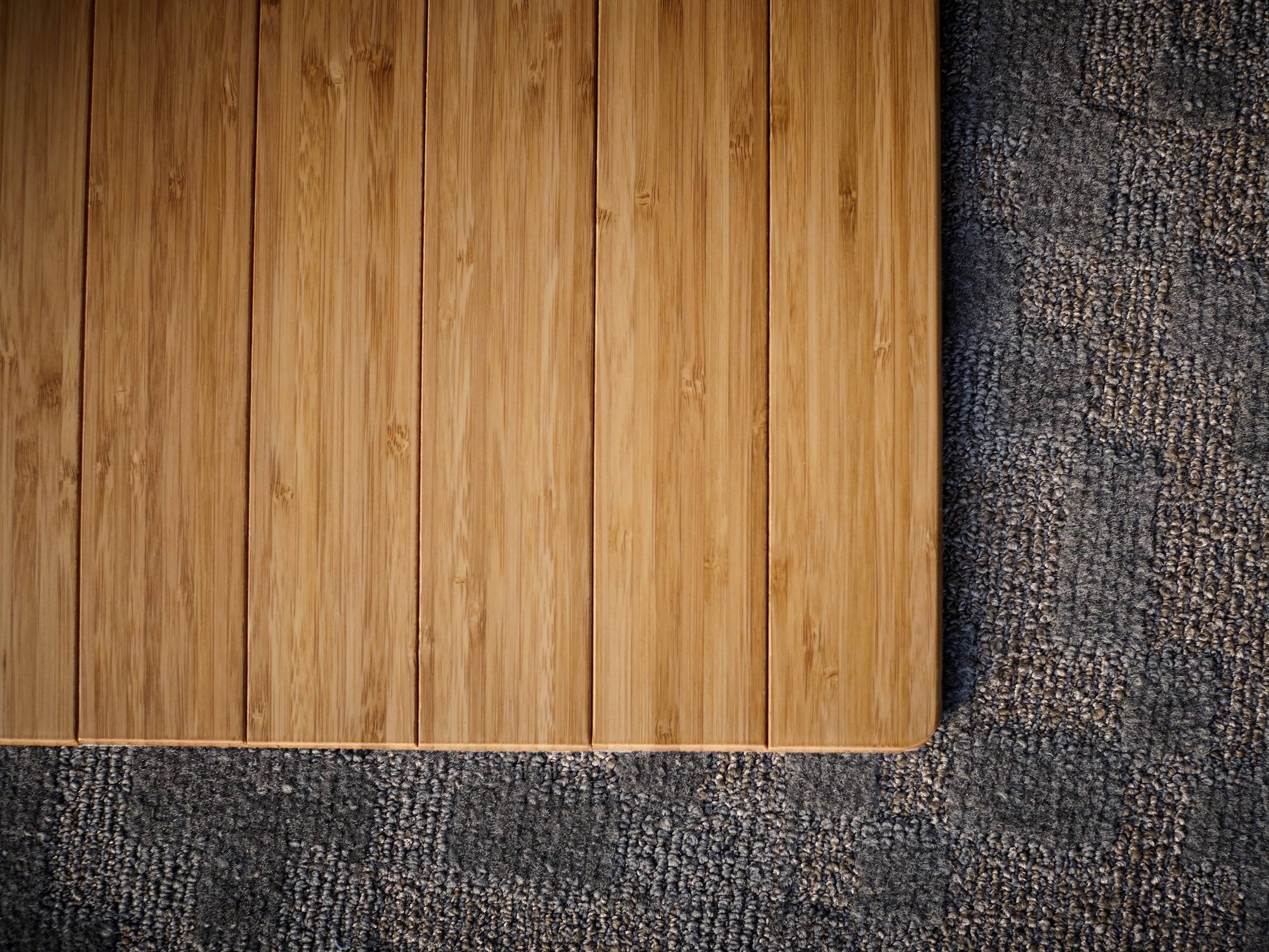 Anji Mountain Bamboo RollUp Chair Mat, Natural WXF02