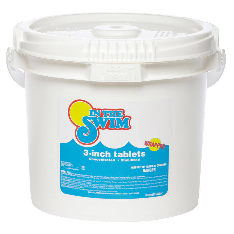 in The Swim 10 lbs. 3 inch Pool Chlorine Tablets WXF02