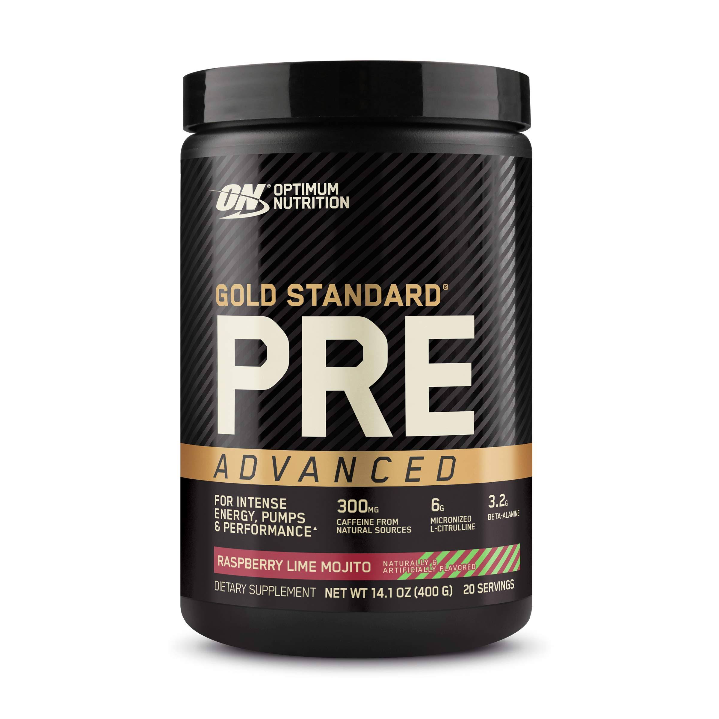 Optimum Nutrition Gold Standard PreWorkout, Advanced, Raspberry Lime