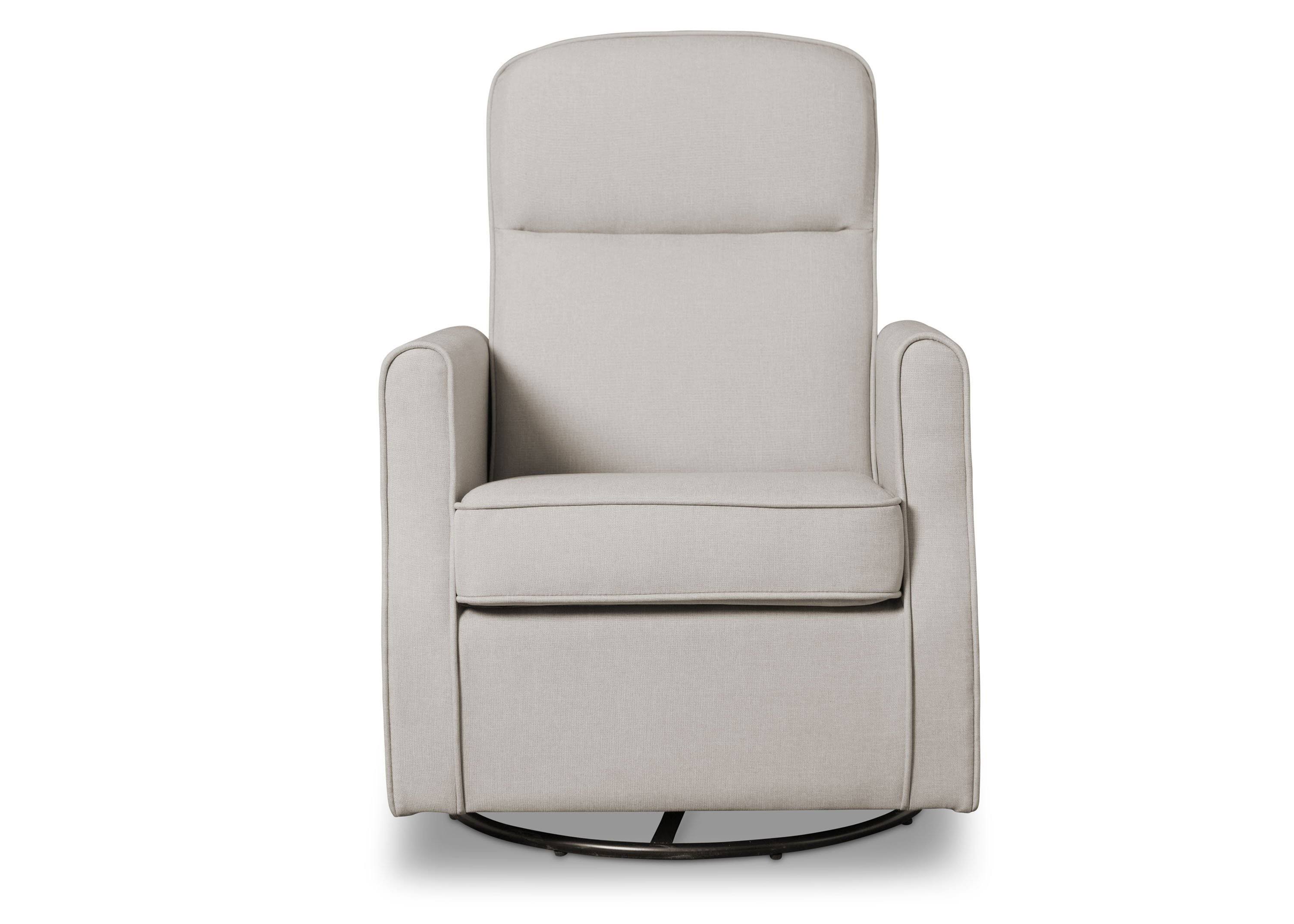 Delta Children Blair Slim Nursery Glider Swivel Rocker Chair Taupe