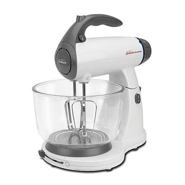 Sunbeam Fpsbsmglw White 12 Variable Speed 350 Watt Stand Mixer with