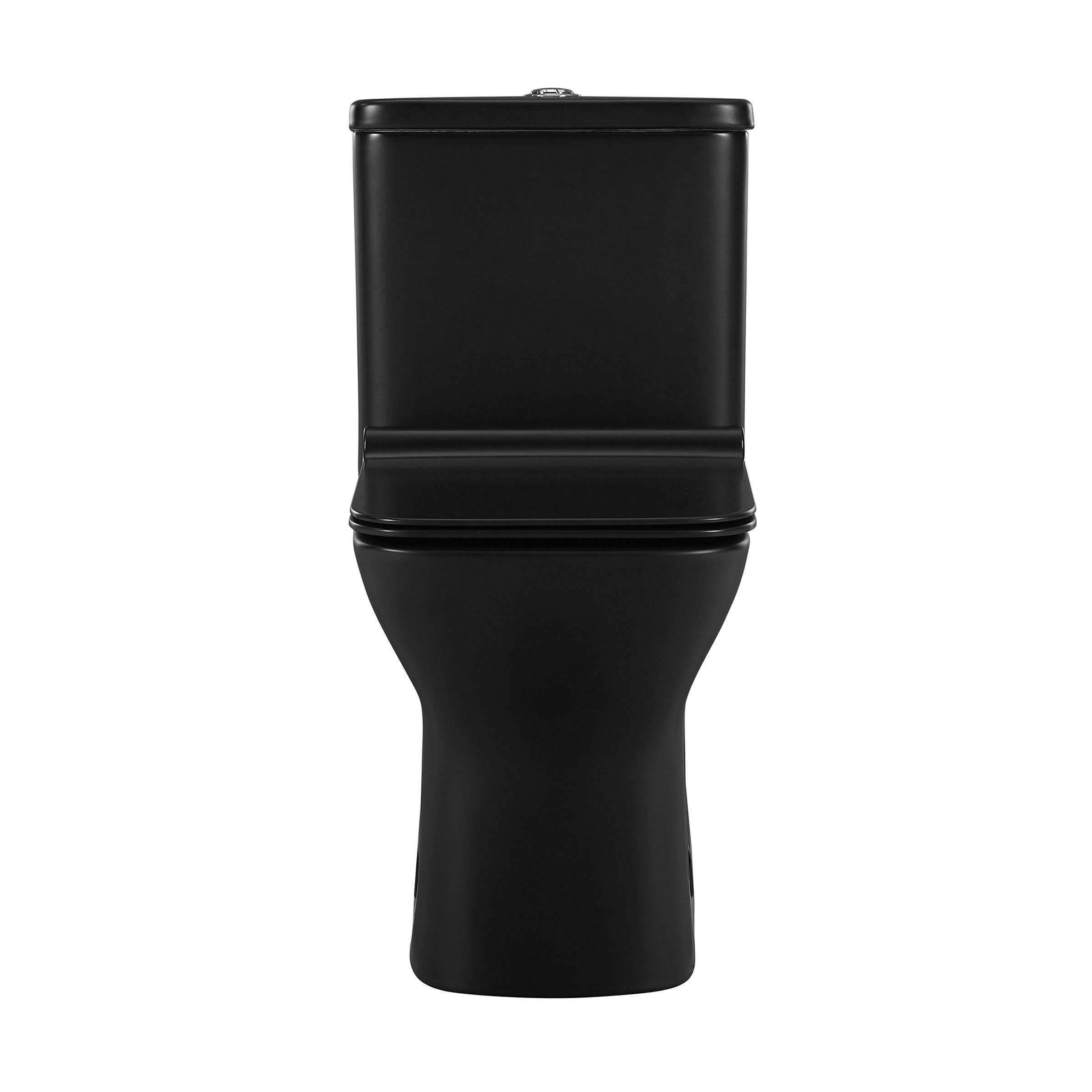 Swiss Madison Carre 1Piece 0.8/1.28 GPF Dual Flush Square Toilet in