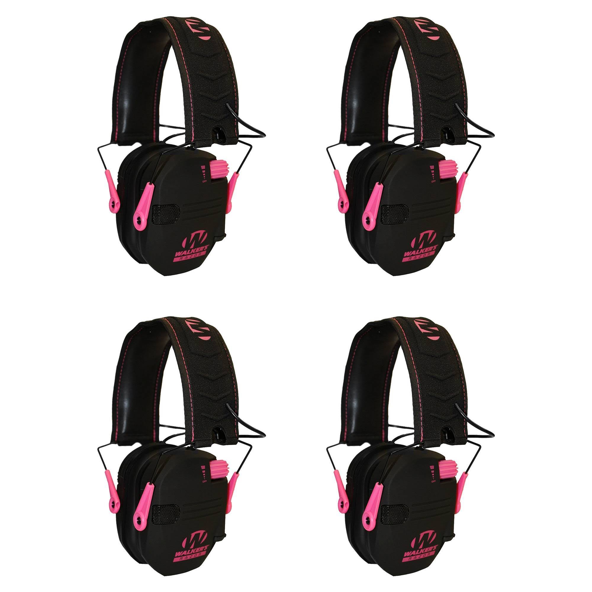Walkers Razor Hearing Protection Pink Slim Shooter Folding Earmuffs 4