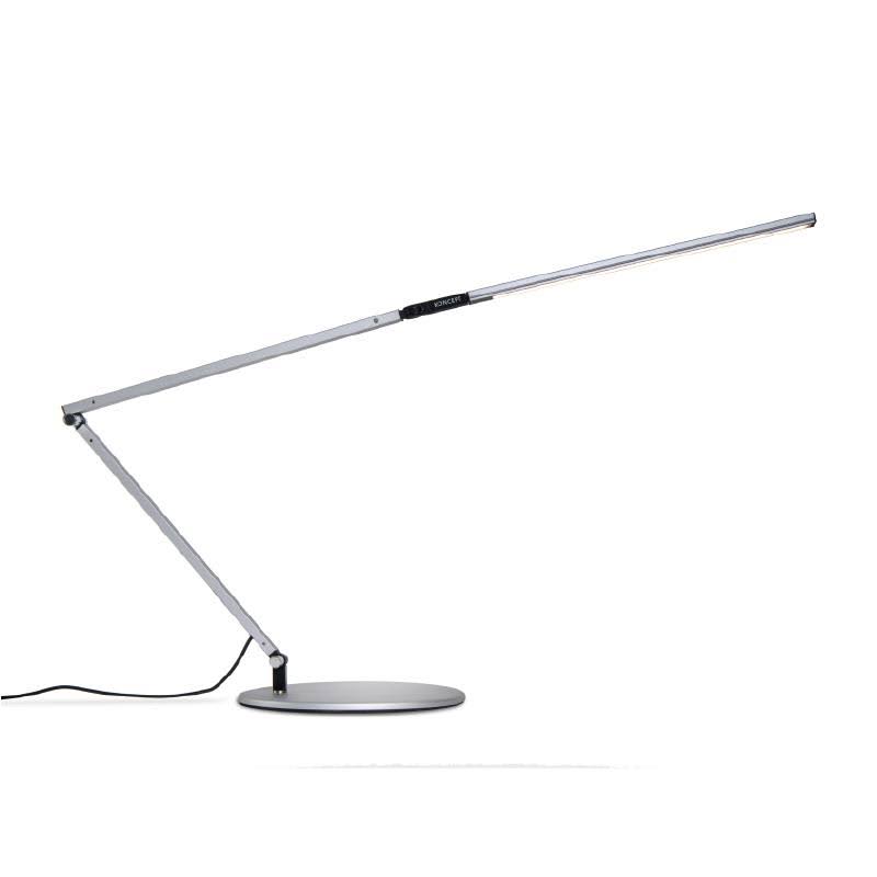 Koncept ZBar Slim LED Desk Lamp with Base Silver AR3200CDSILDSK