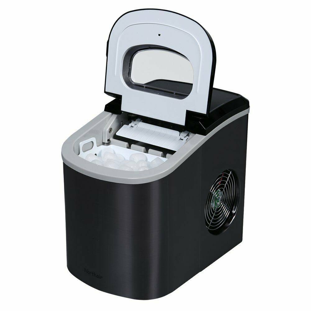 Northair Stainless Steel Portable Countertop Ice Maker with 26 lb