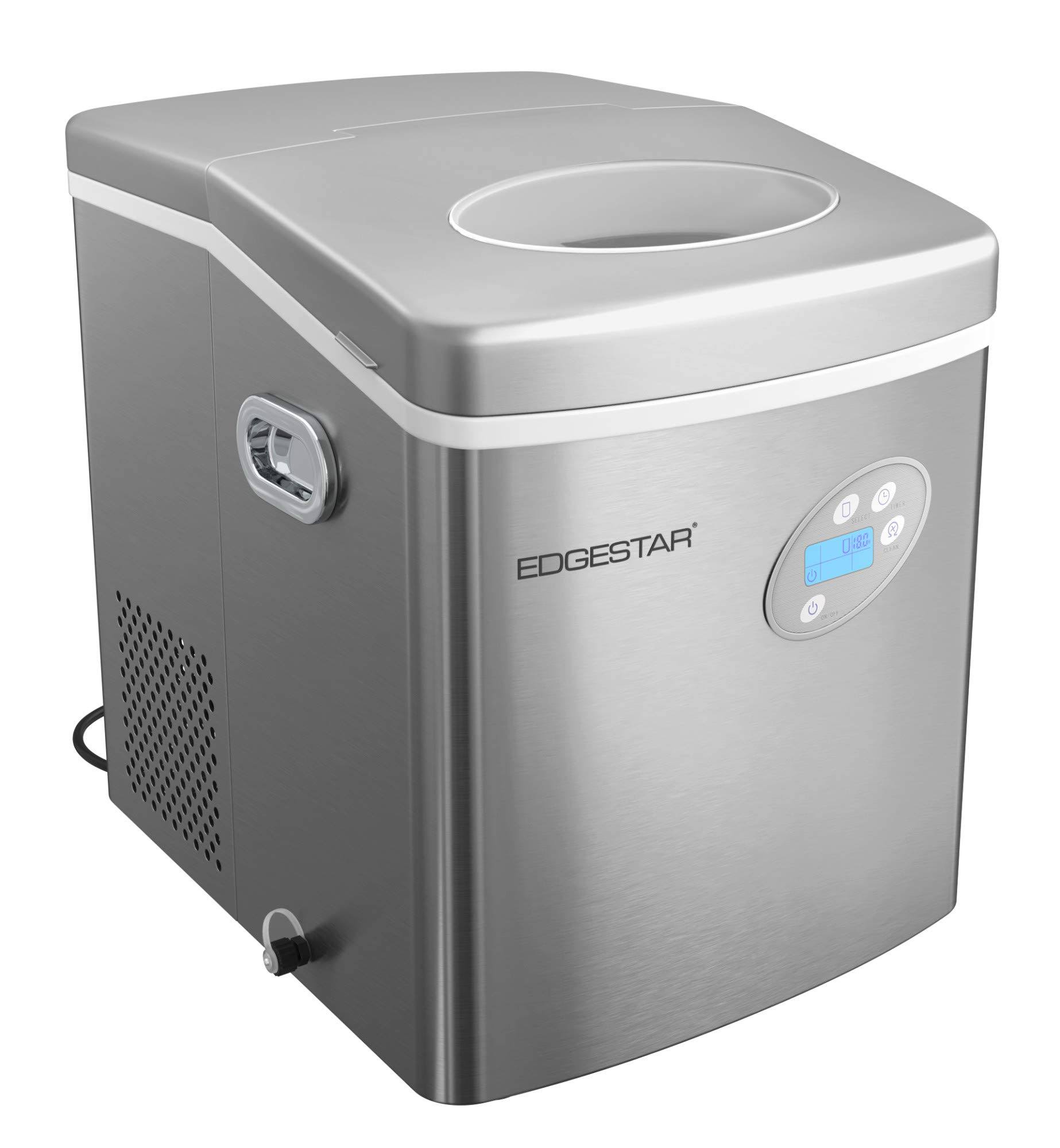 EdgeStar 48 lb. Daily Production Portable Ice Maker PIM300SS WXF02