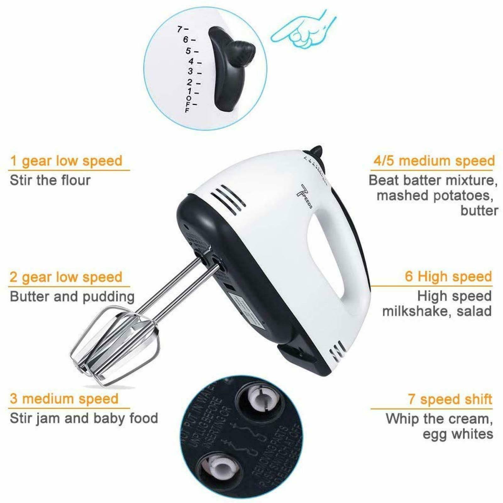 Mixing Bowls Set Electric Hand Mixer Stainless Steel Nesting Bowl Blender Mixers WXF02