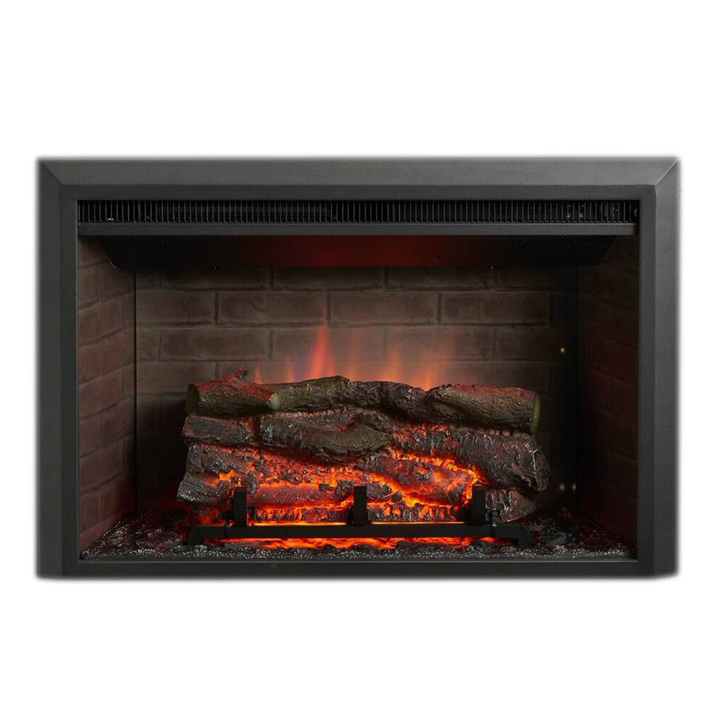 GREATCO Gallery ZeroClearance Series Insert Electric Fireplace, 36 inch Surround w/ 4 inch High