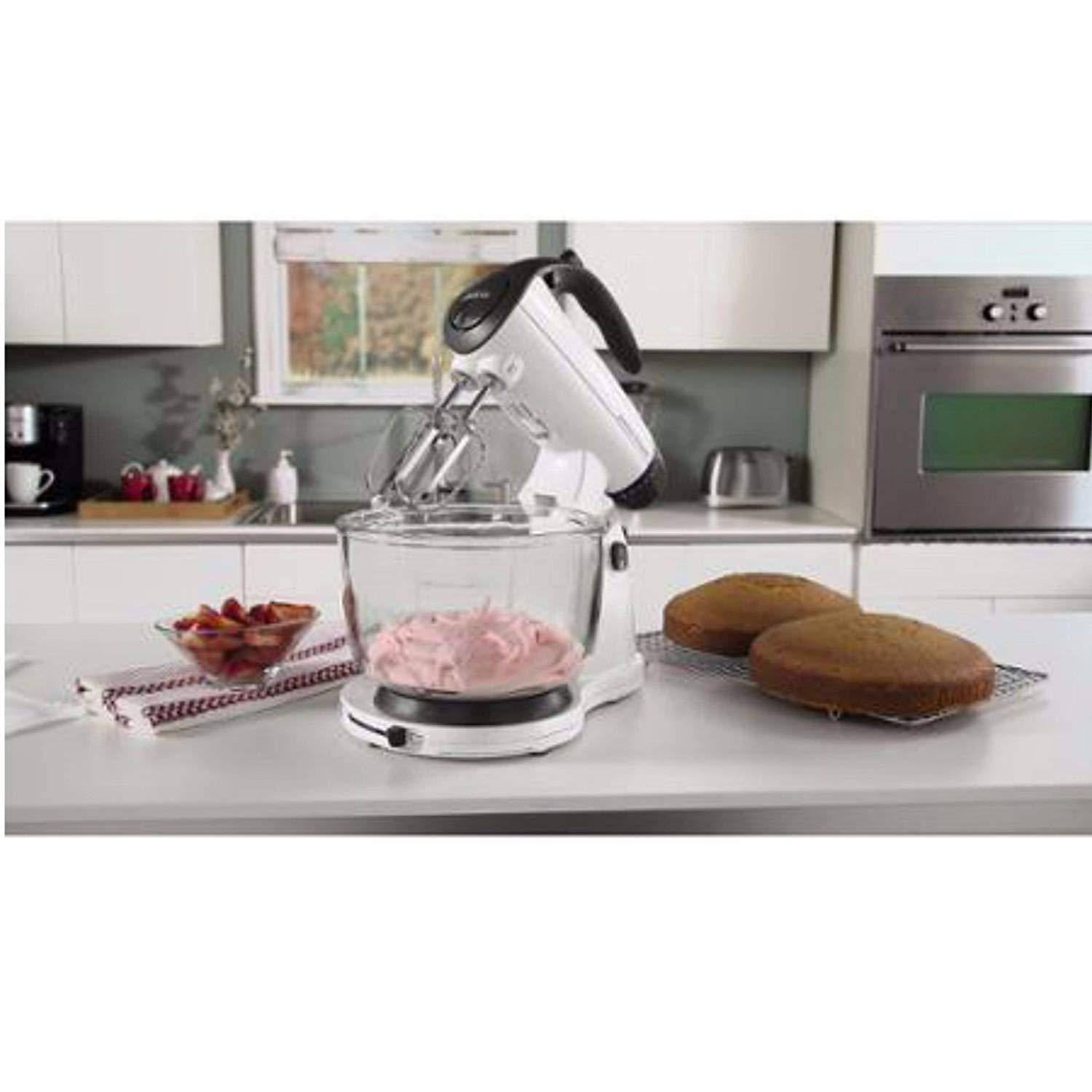 Sunbeam Fpsbsmglw White 12 Variable Speed 350 Watt Stand Mixer with