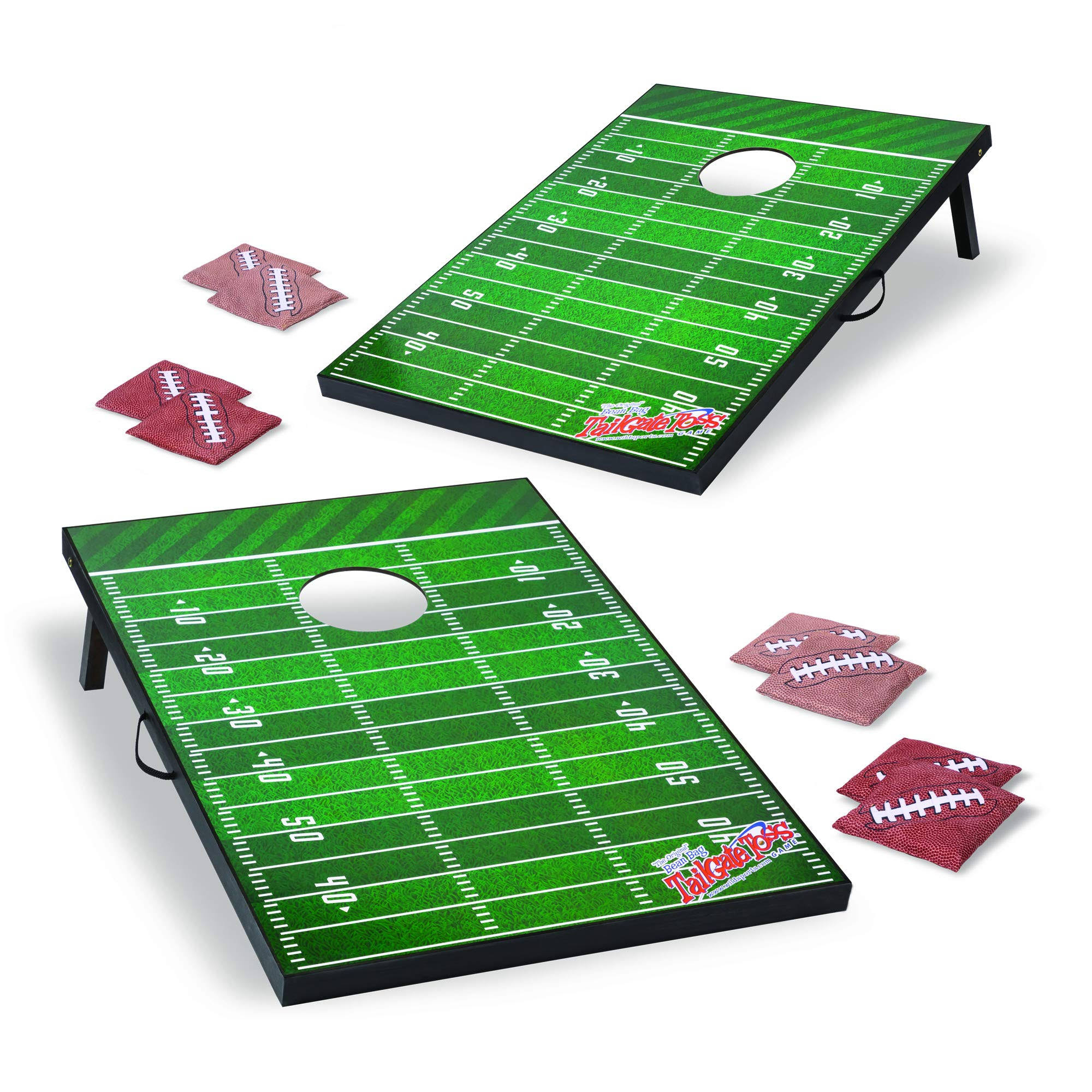 Wild Sports Football Field Tailgate Toss Cornhole Set - WXF-02