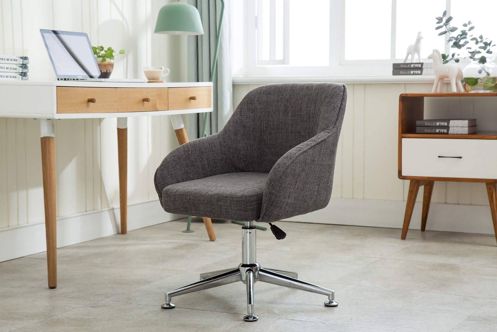 Porthos Home TFC046A GRY Adjustable Height Upholstered Contemporary