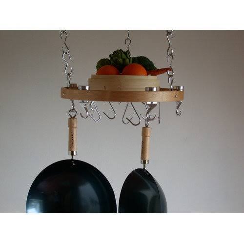 Taylor & NG Track Rack Round Ceiling Hanging Pot Rack WXF02