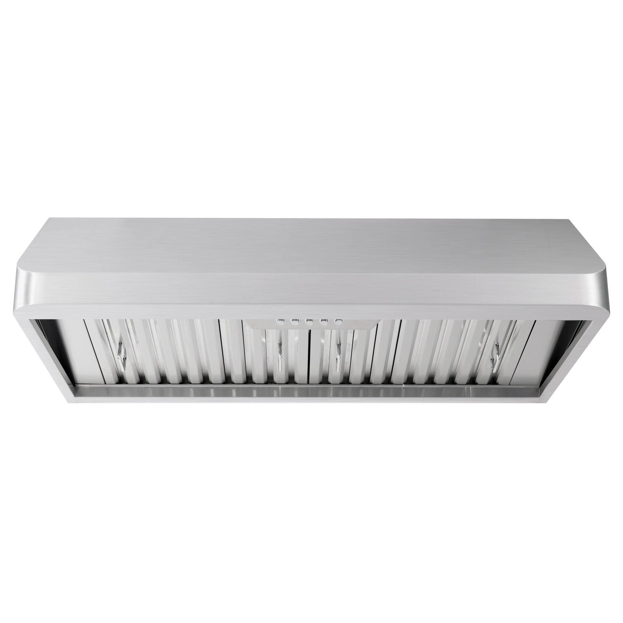 Cosmo 36 in Ducted Under Range Hood in Stainless Steel with