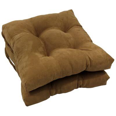 Indoor Dining Chair Cushion Winston Porter Fabric: Saddle Brown - WXF-02