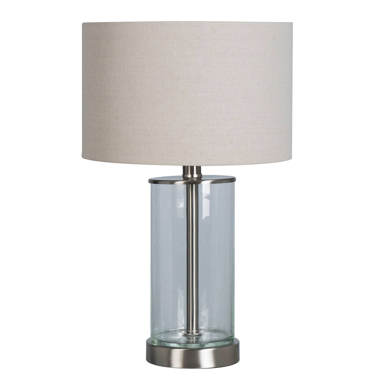 USB Fillable Accent Table Lamp (Includes LED Light Bulb) Brushed Nickel Project 62 WXF02