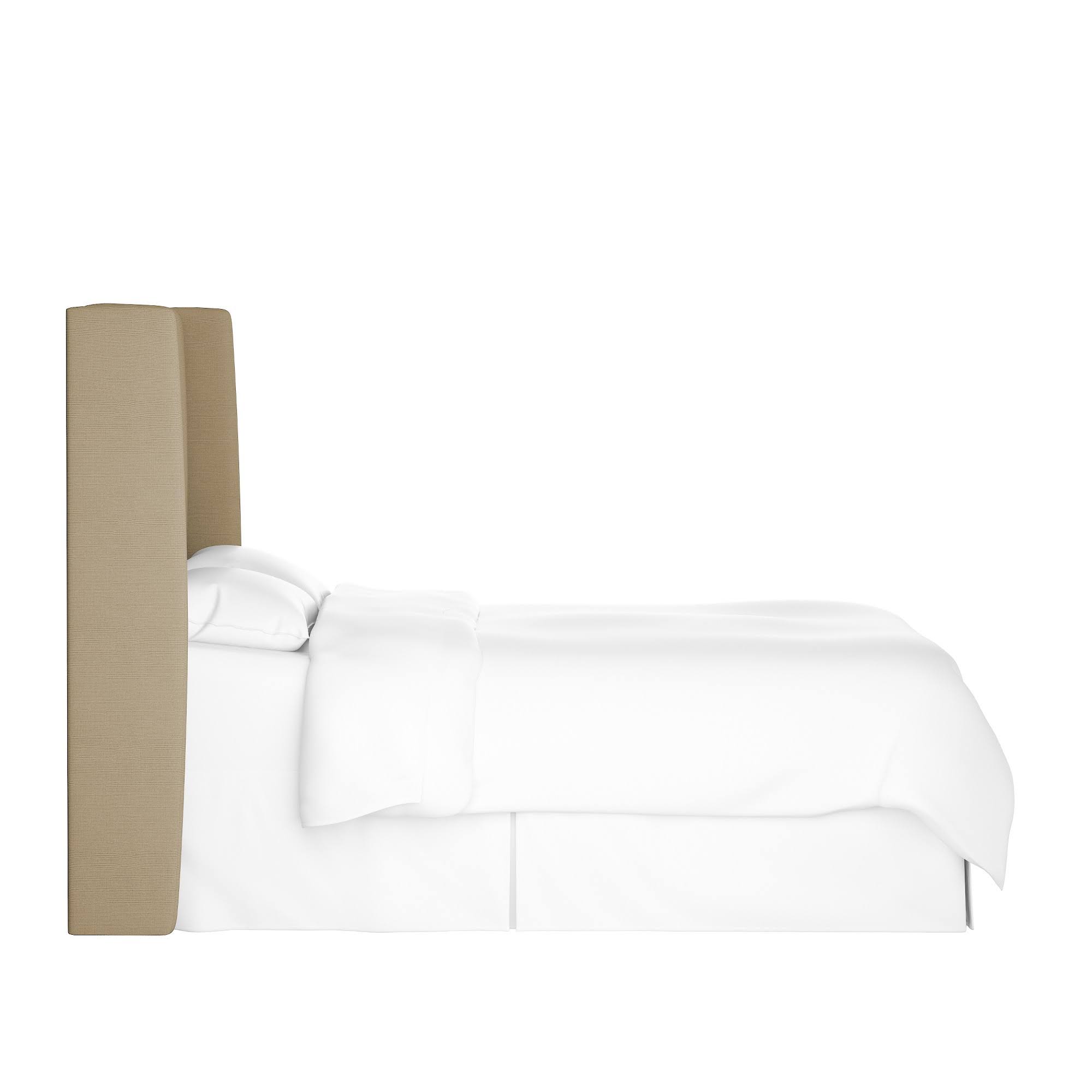 Queen Antwerp Wingback Headboard Tan Linen Project 62 WGL03