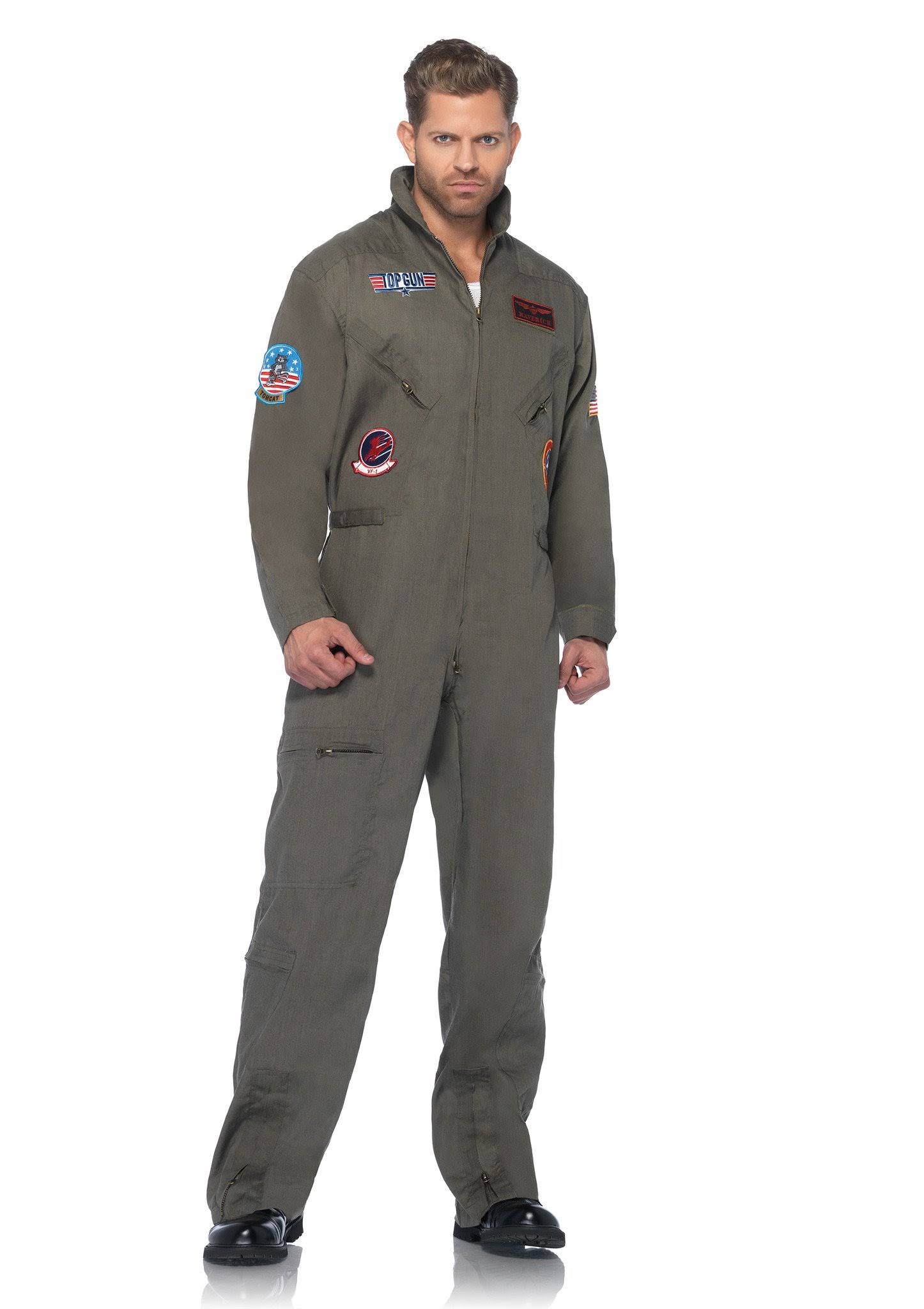 Top Gun Men&s Flight Suit Costume WGL03