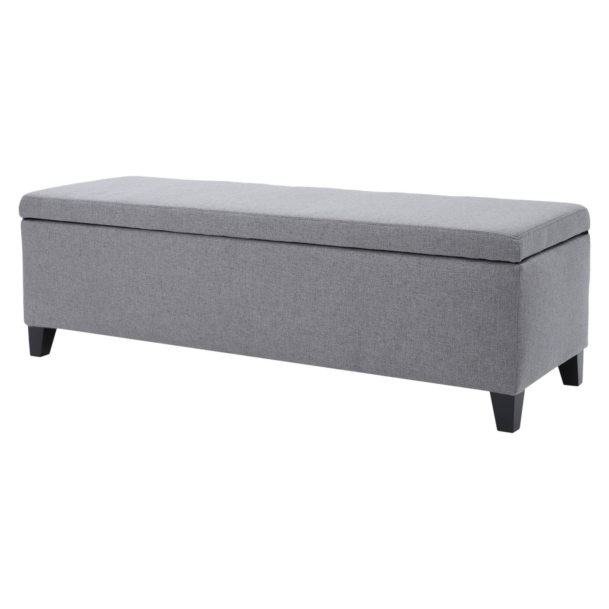 Christopher Knight Home Cleo Storage Ottoman, Gray - WGL-03