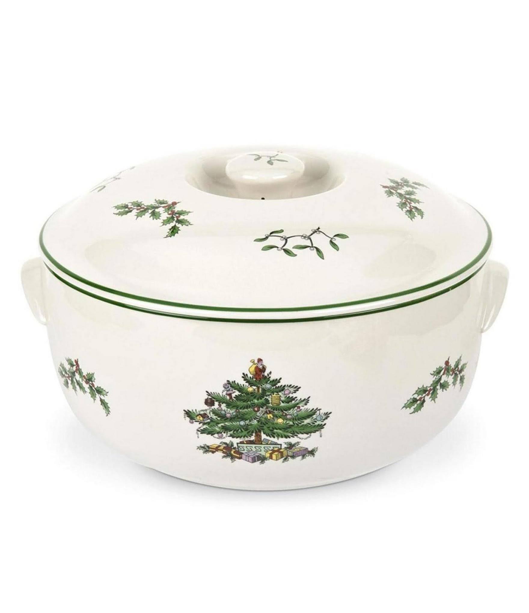 Spode Christmas Tree Round Covered Casserole Dish WGL03