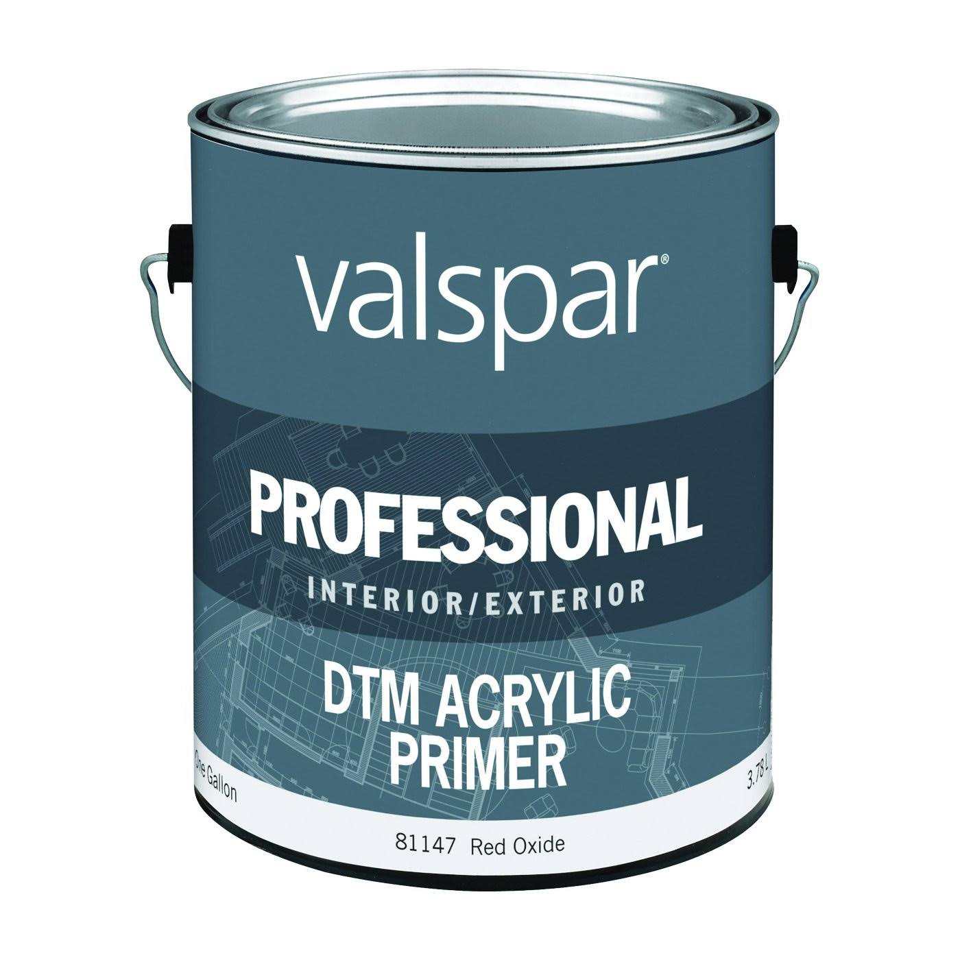 Valspar 81147 DTM Primer 1 Gal Container Liquid Red Oxide WGL03