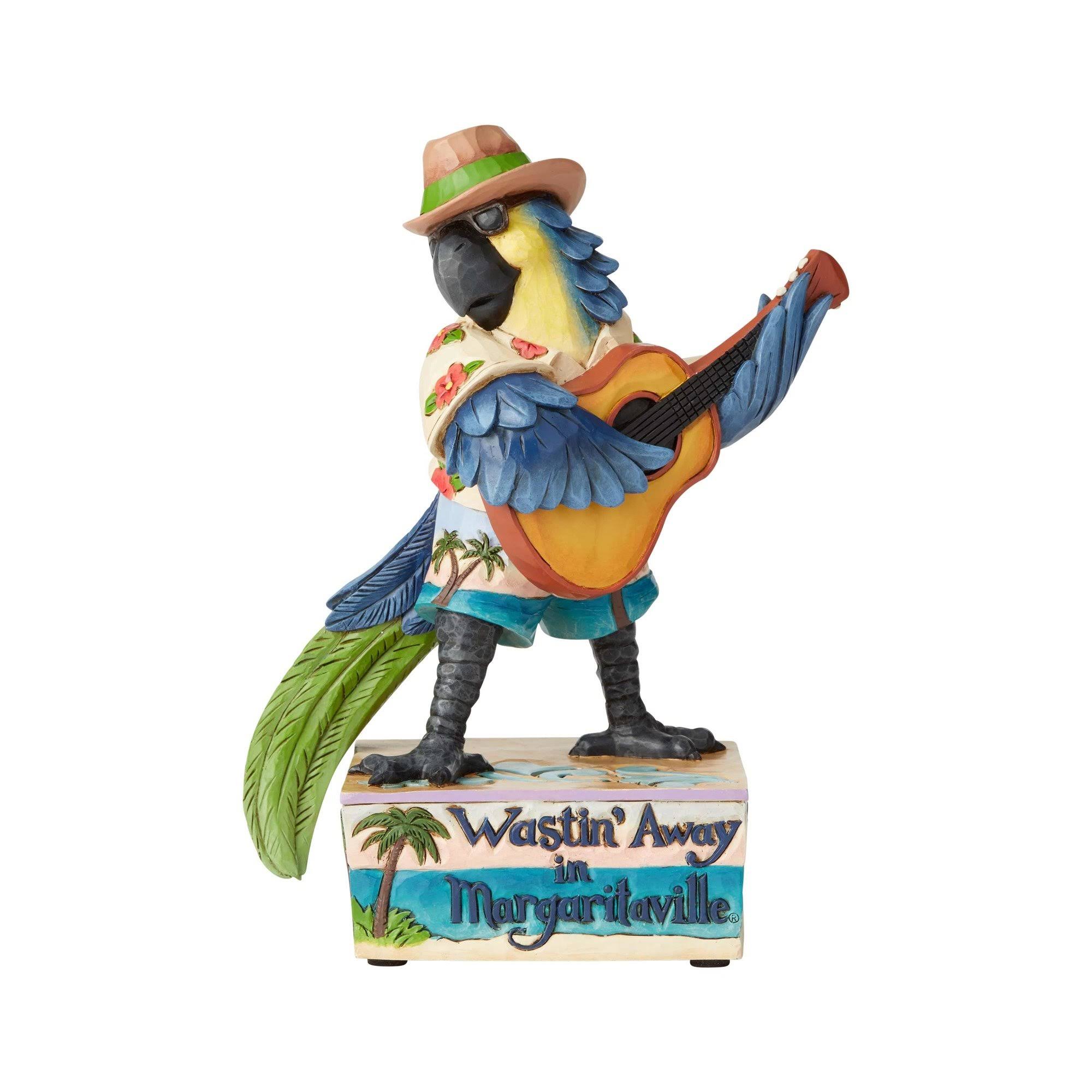 Jim Shore Margaritaville Parrot with Guitar Musical Figurine 6003993 ...