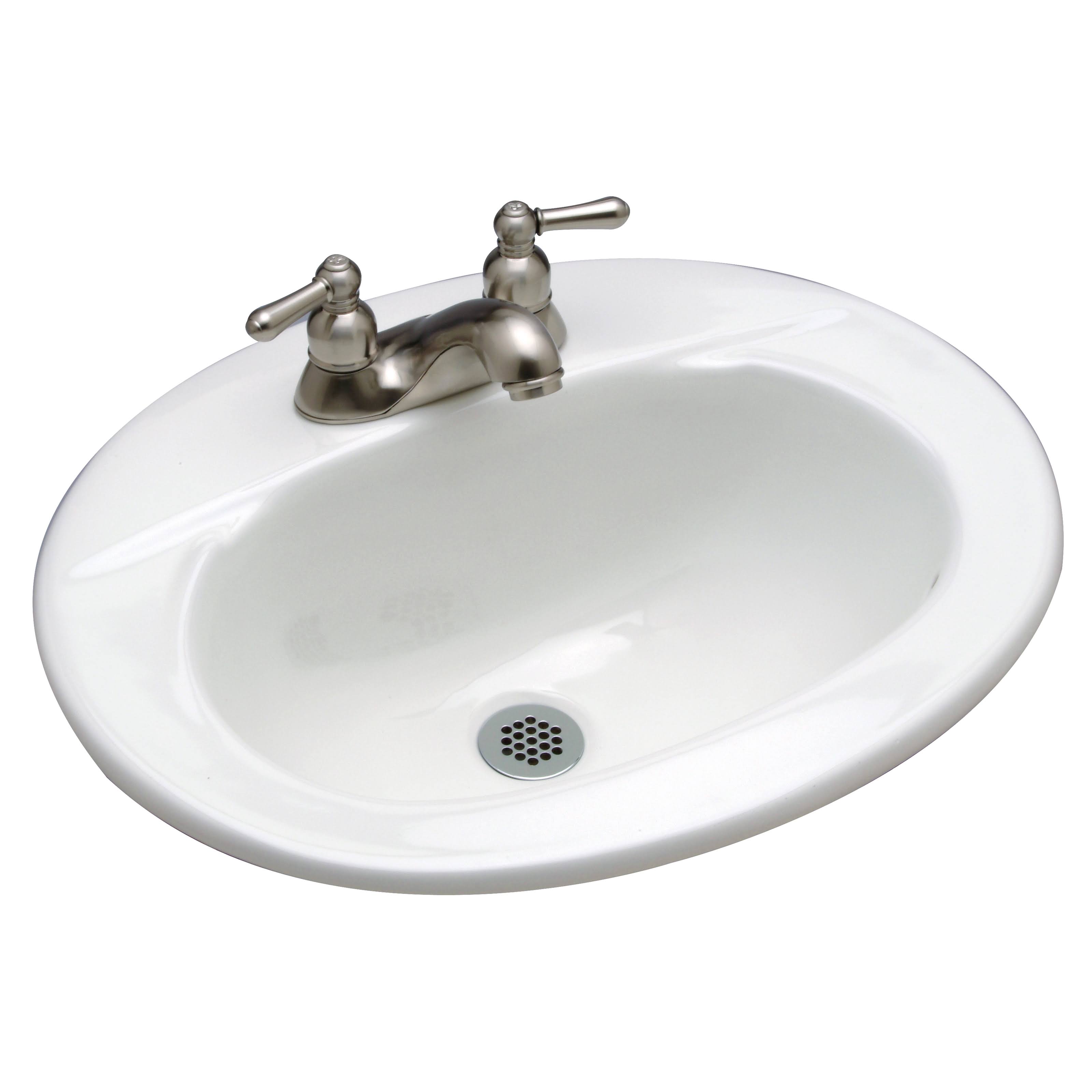 Zurn Z5114 Countertop Lavatory Sink White WGL03