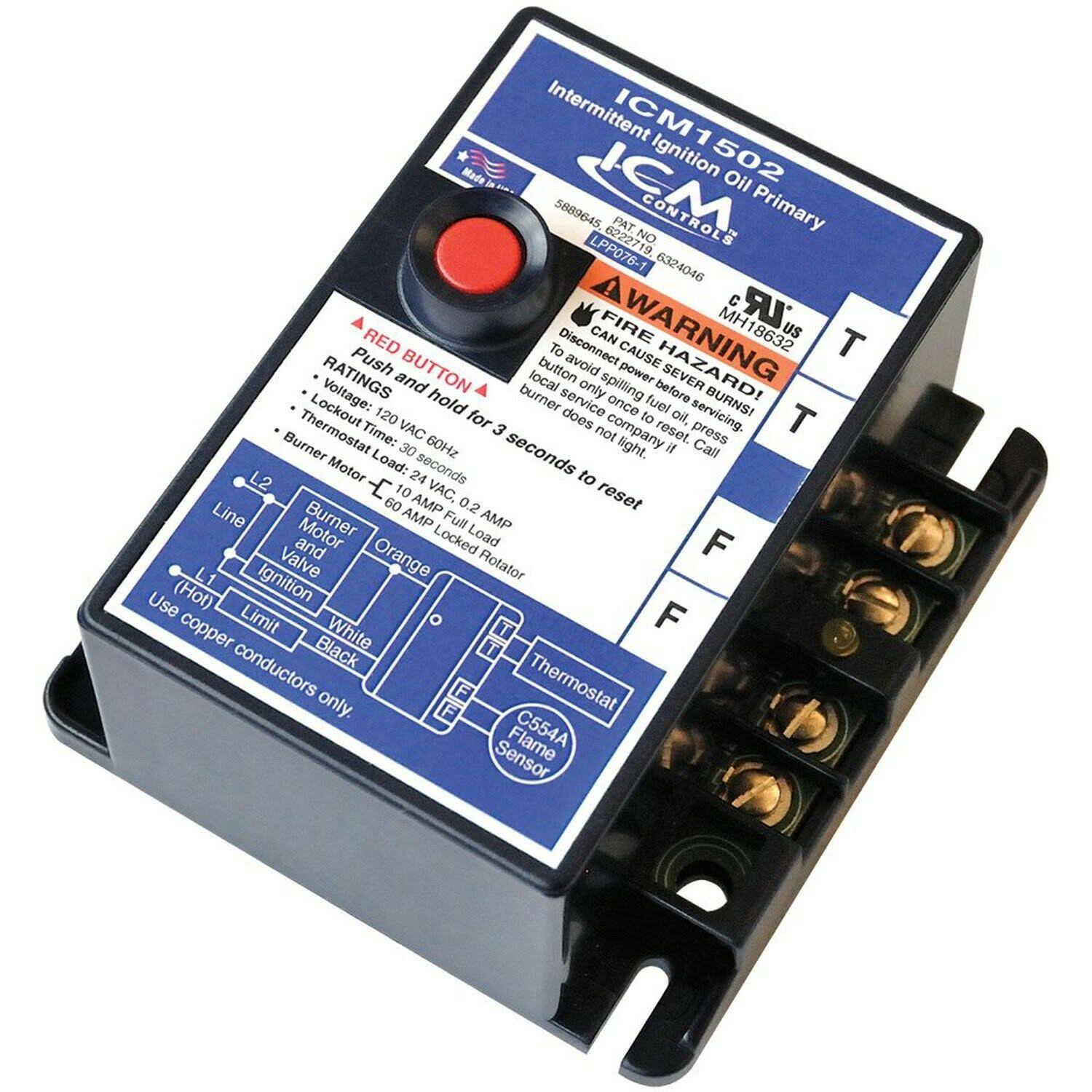Icm Controls ICM1502 Intermittent Ignition Oil Primary Control with 30
