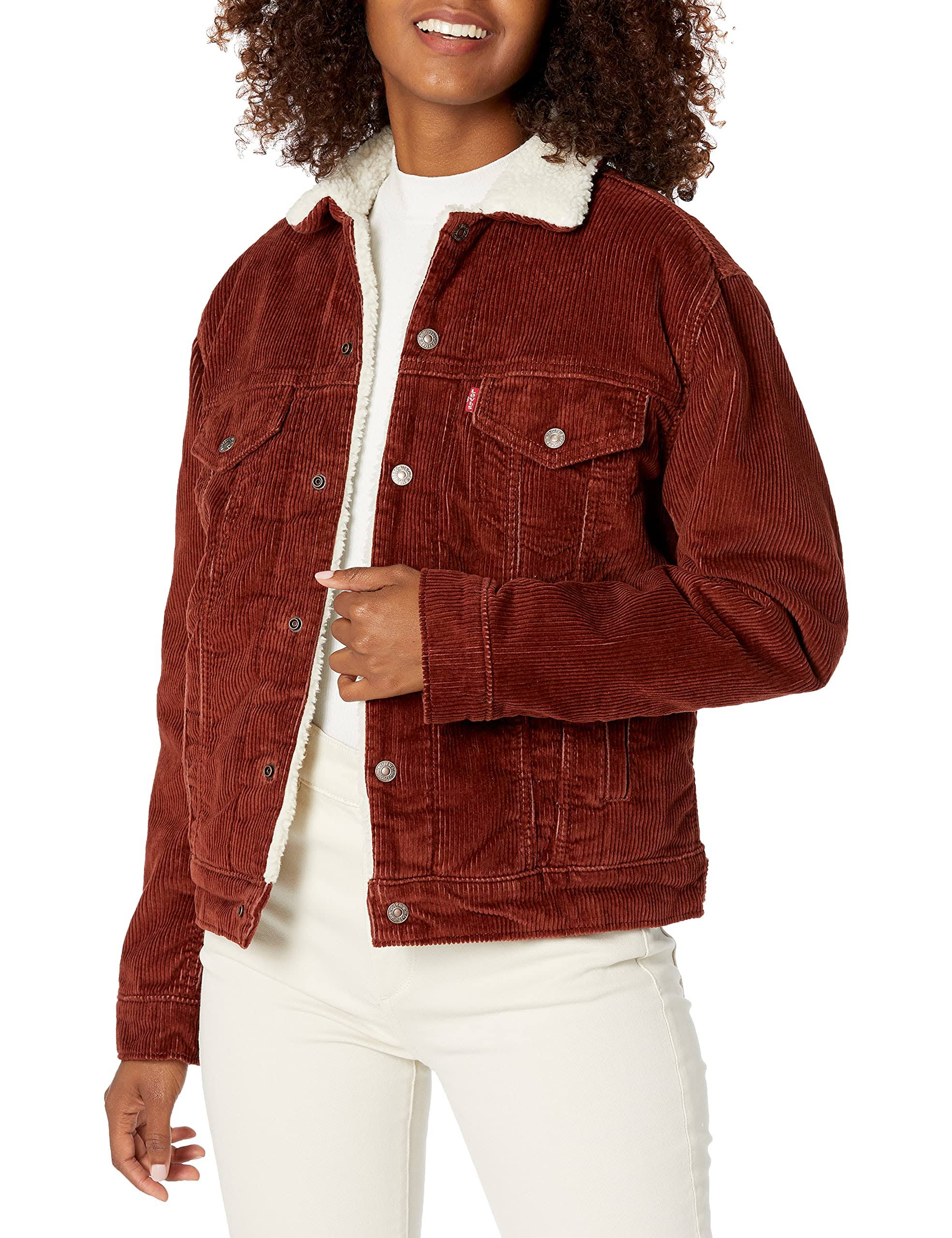 Levi&s Women&s ExBoyfriend Sherpa Trucker Jackets WGL03