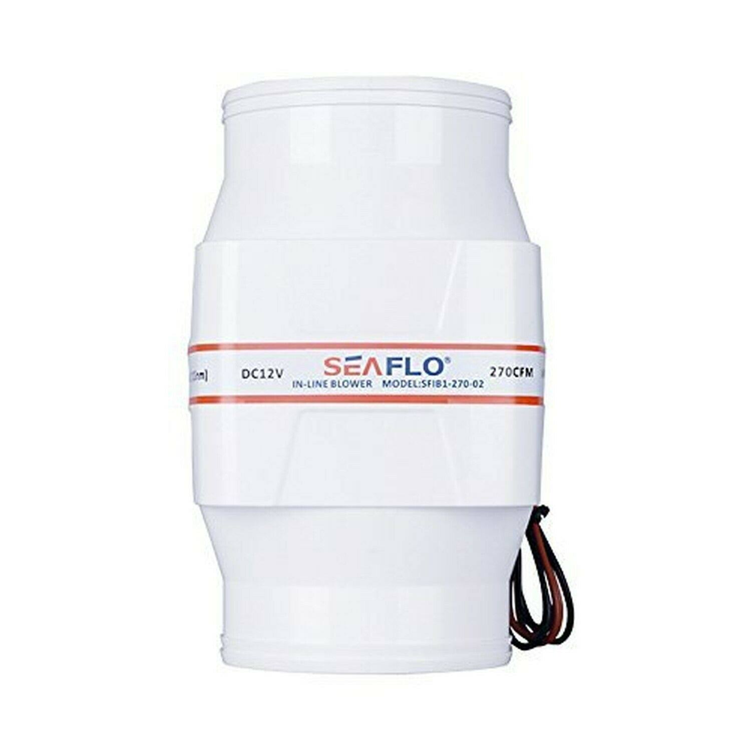 Seaflo 4x22 Electric InLine Marine Bilge Air Blower 12V 270 CFM 456