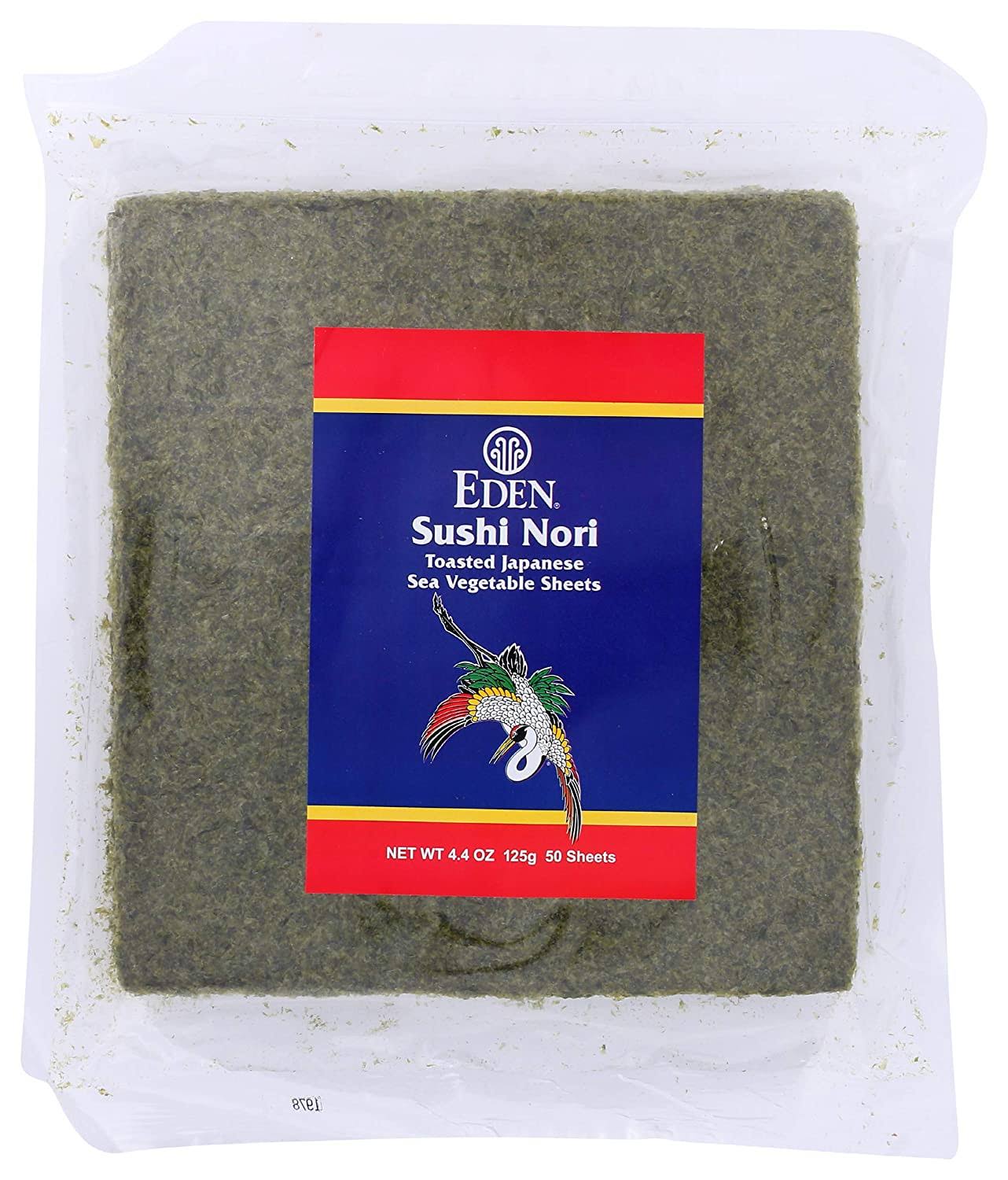 Eden Sushi Nori - 50 sheets, 4.4 oz - WGL-03