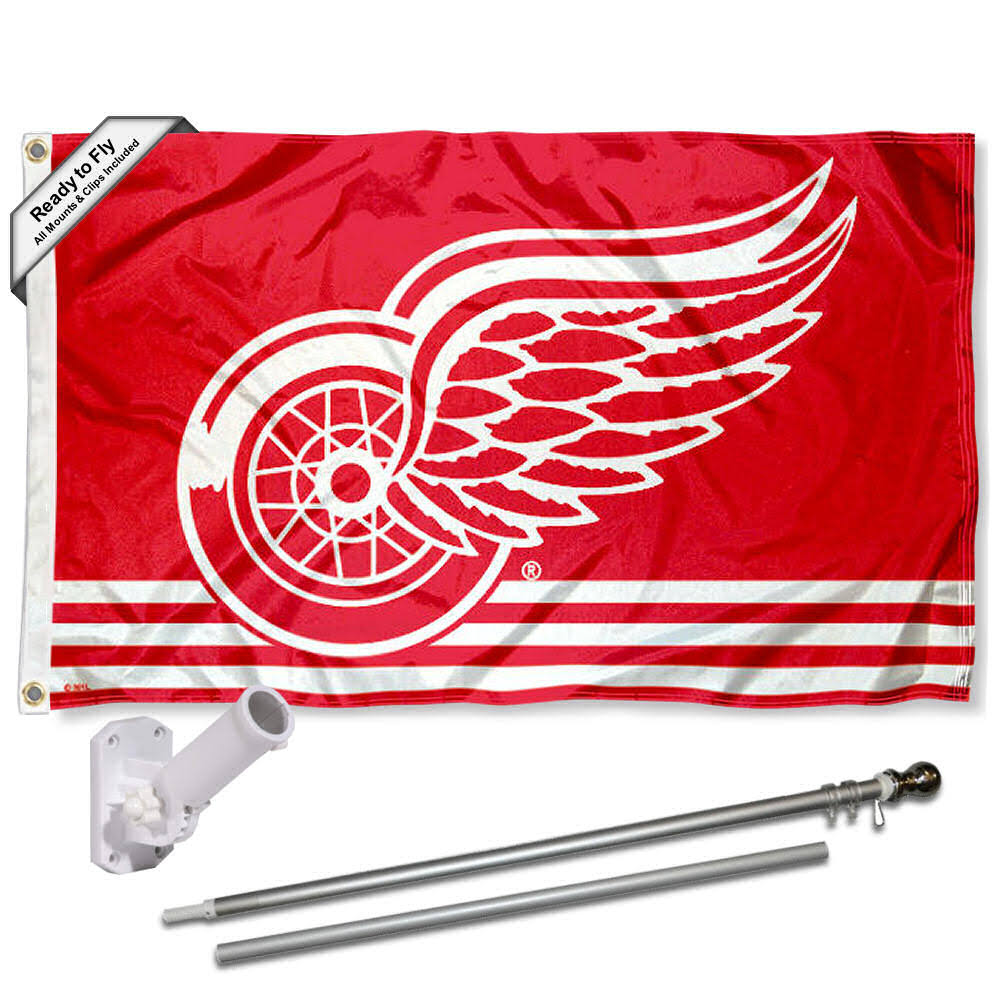 Pole Bracket Kit for Detroit Red Wings Logo Flag customprintedsigns