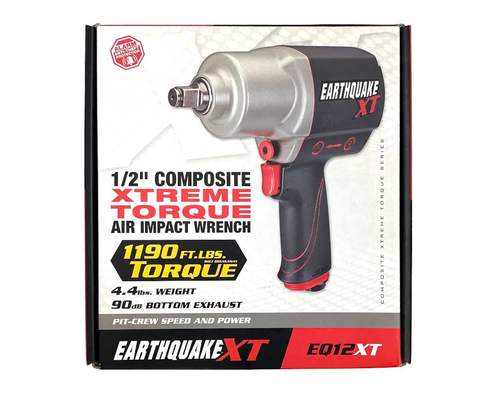 Earthquake Eq12xt 1/2x22 Composite Xtreme Torque Air Impact Wrench WGL03