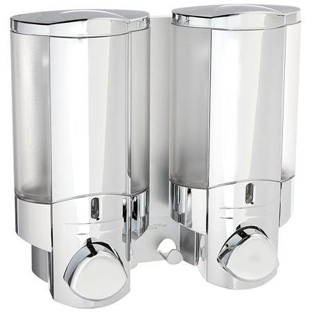 Products 76245-1 Aviva Two Chamber Dispenser, Chrome, Eliminate Shower ...