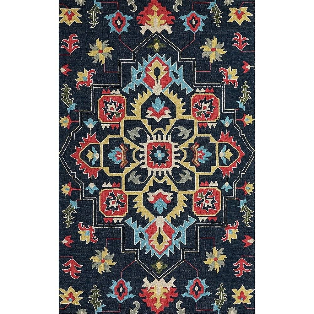 Jackson Hand Hooked Blue Rug WGL03