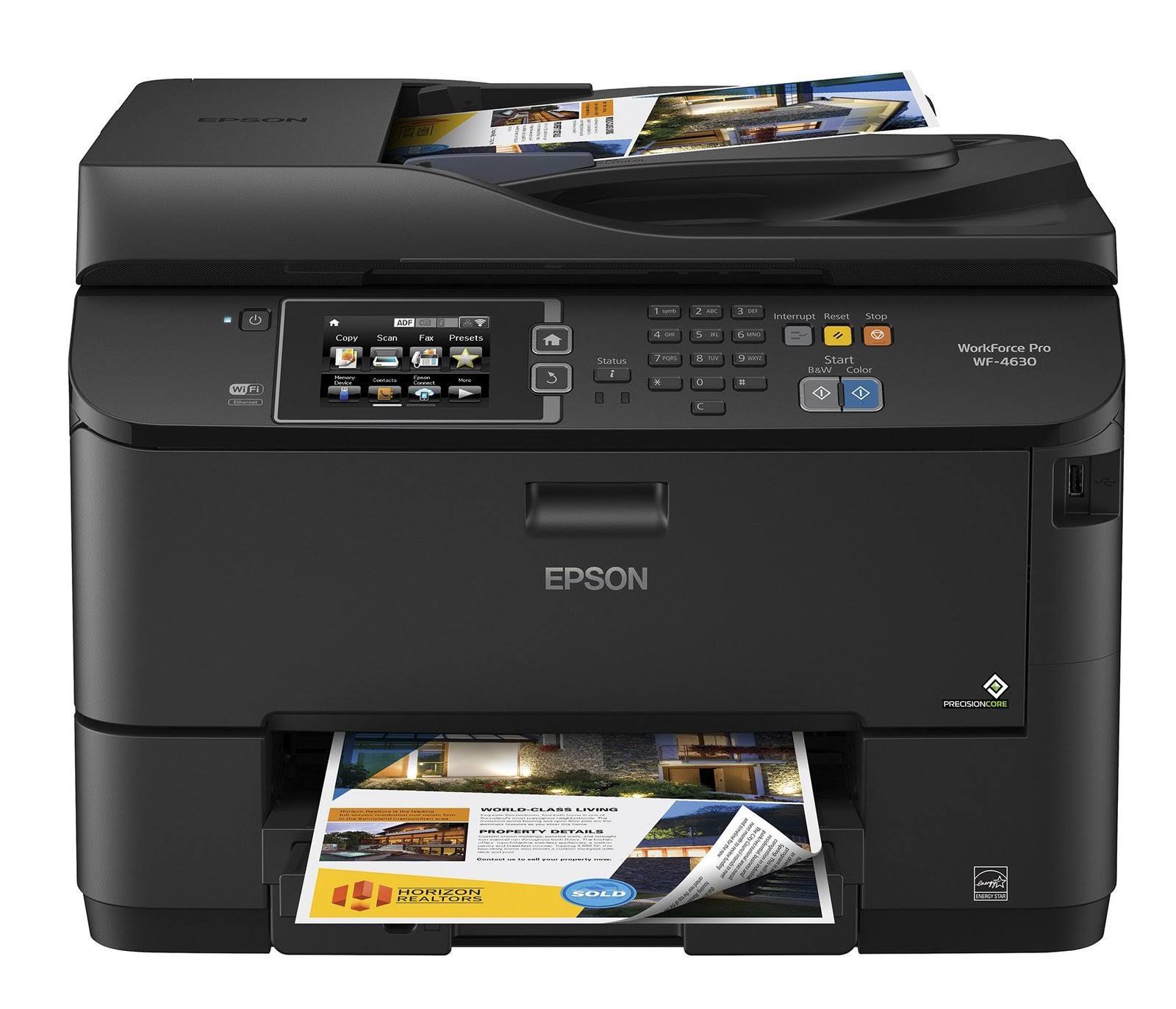 Epson Workforce Pro Wf 4630 Wireless Color All In One Inkjet Printer With Scanner And Copier 3409