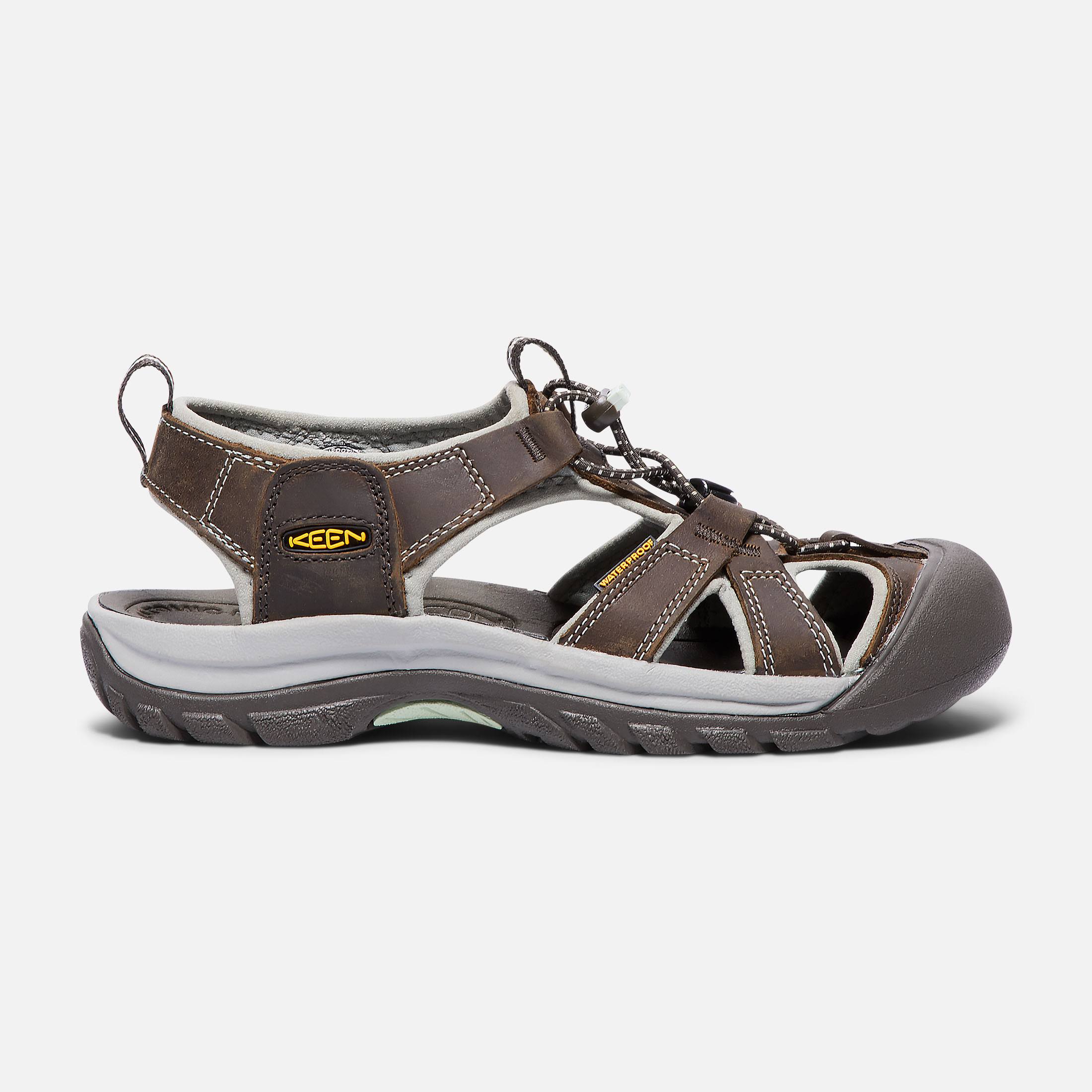 Keen Women&s Venice Sandals 5 Black Olive / Surf Spray WGL03