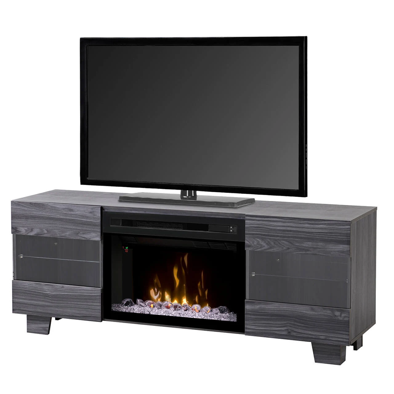 Dimplex Max Media Console Electric Fireplace with Acrylic Ember Bed