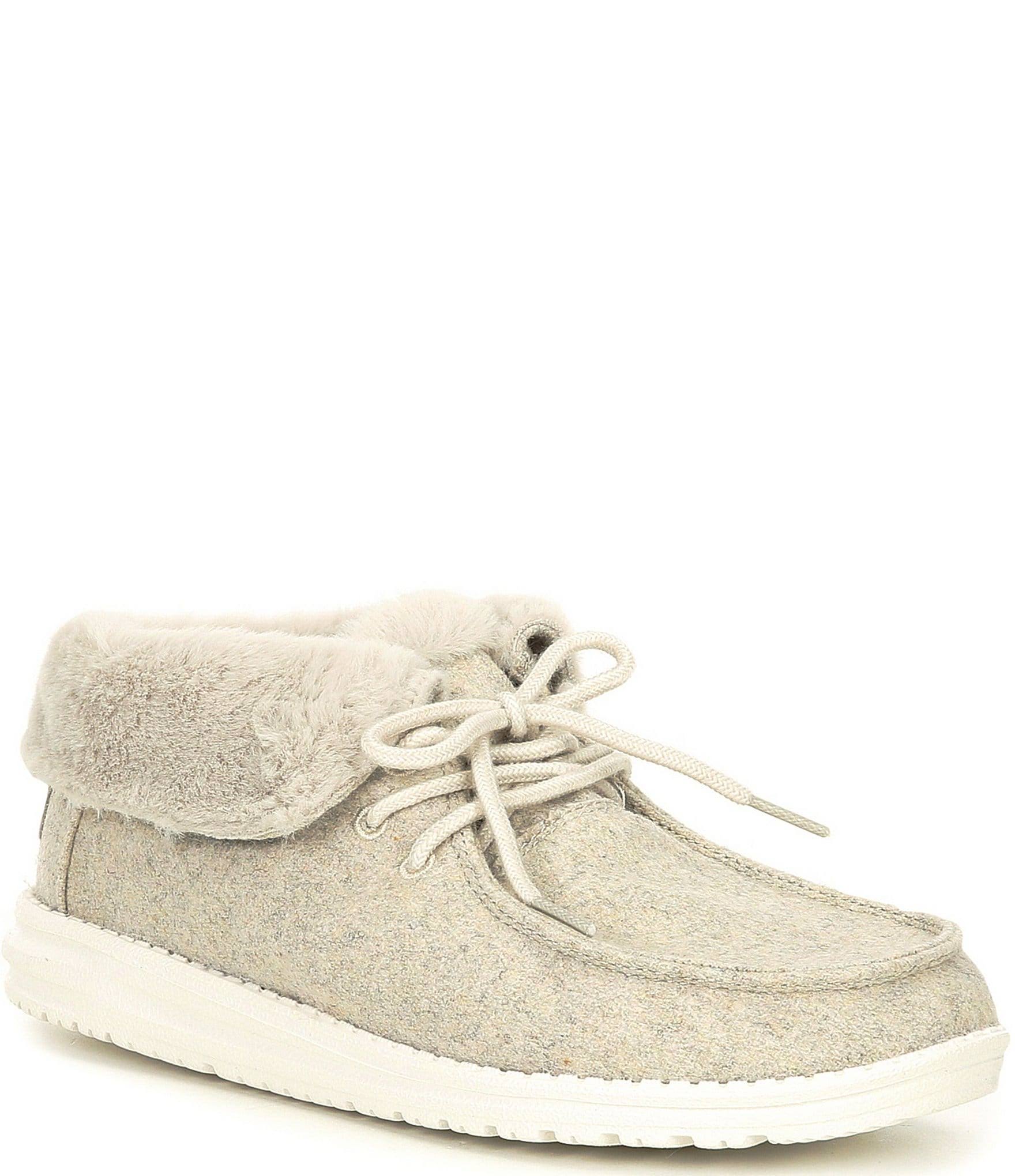 Hey Dude Women&s Britt Casual Shoes Cream customprintedsigns