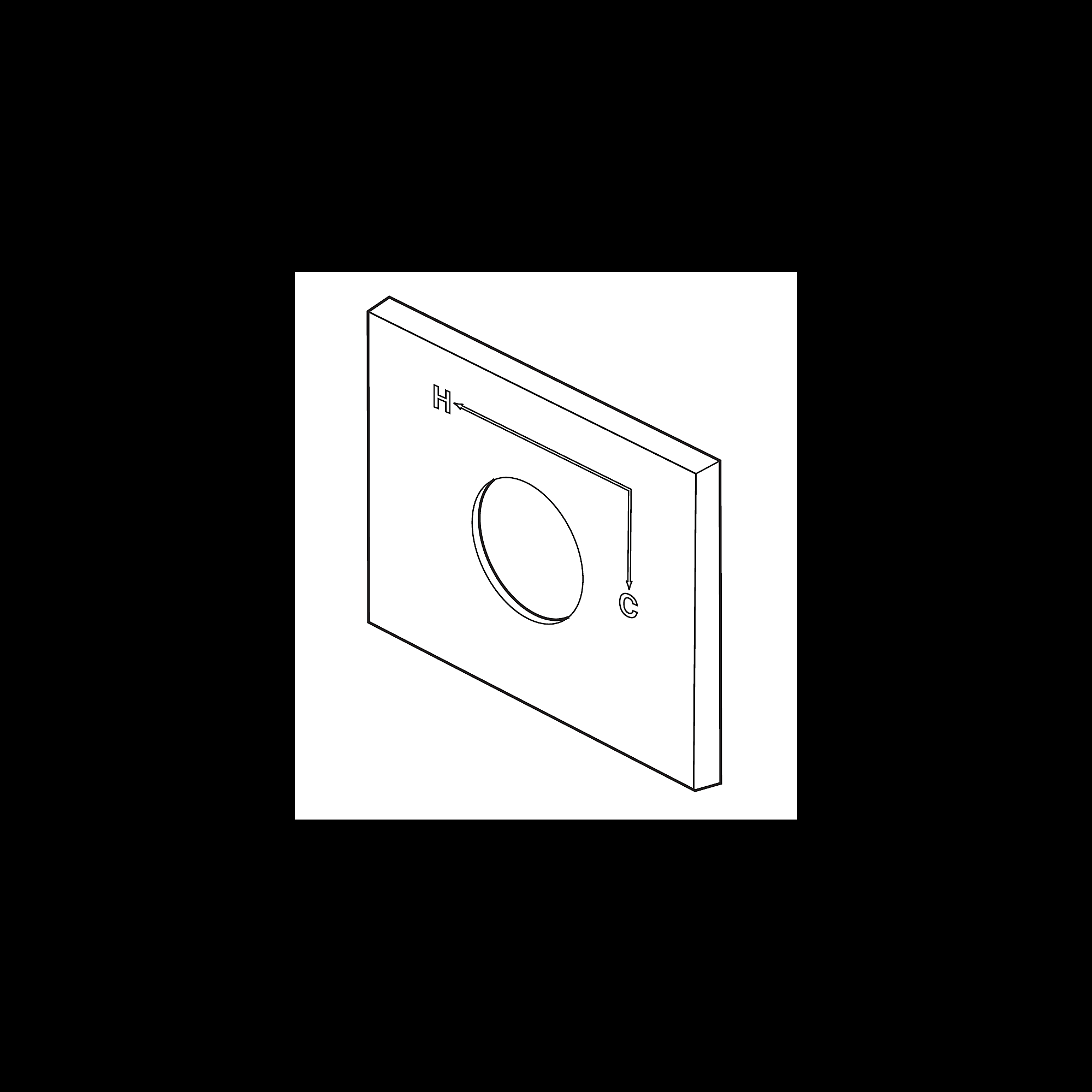 Delta RP62958CZ Vero Escutcheon and Gasket Champagne Bronze WGL03