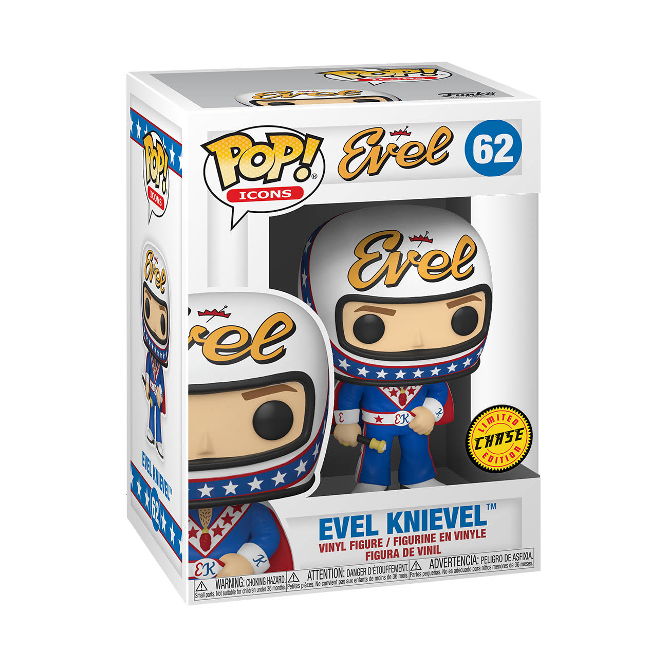 evel knievel funko pop chase